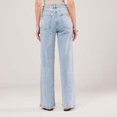 Jean ample extensible - Délavage clair