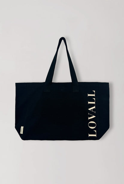 Tote bag recyclé Lovall - Noir