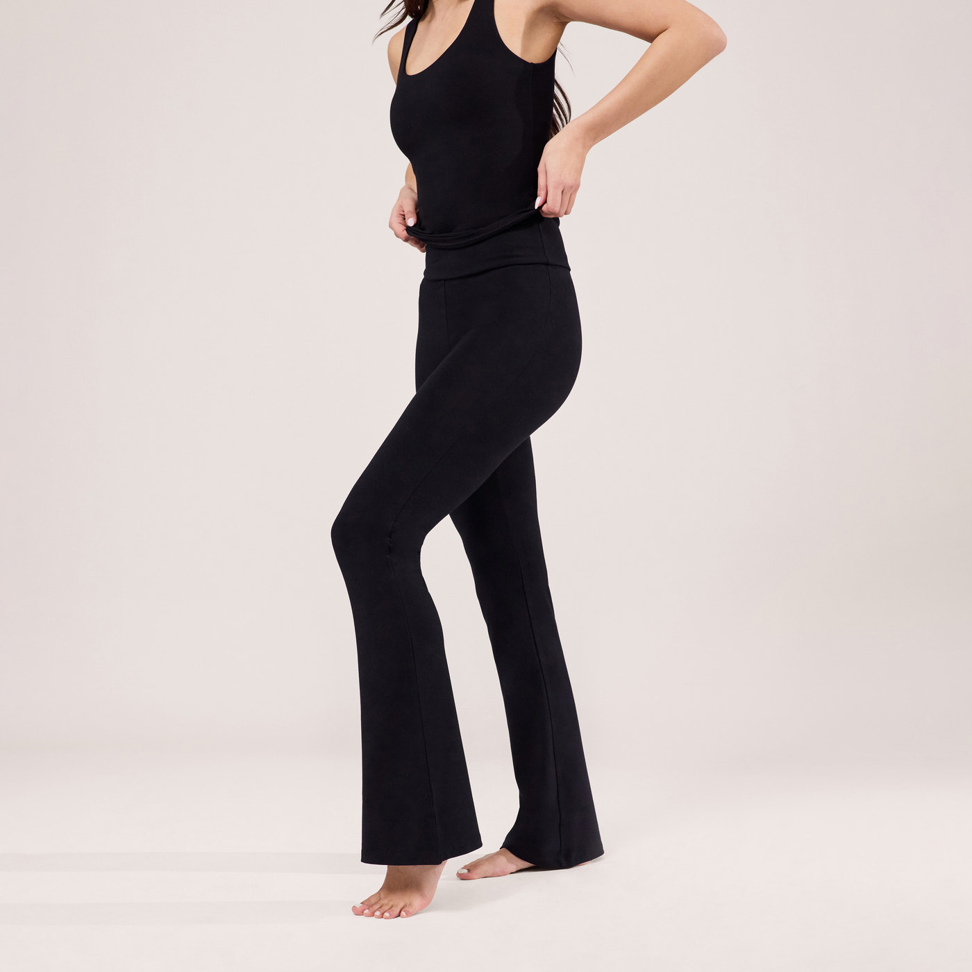 Legging léger flare - Noir