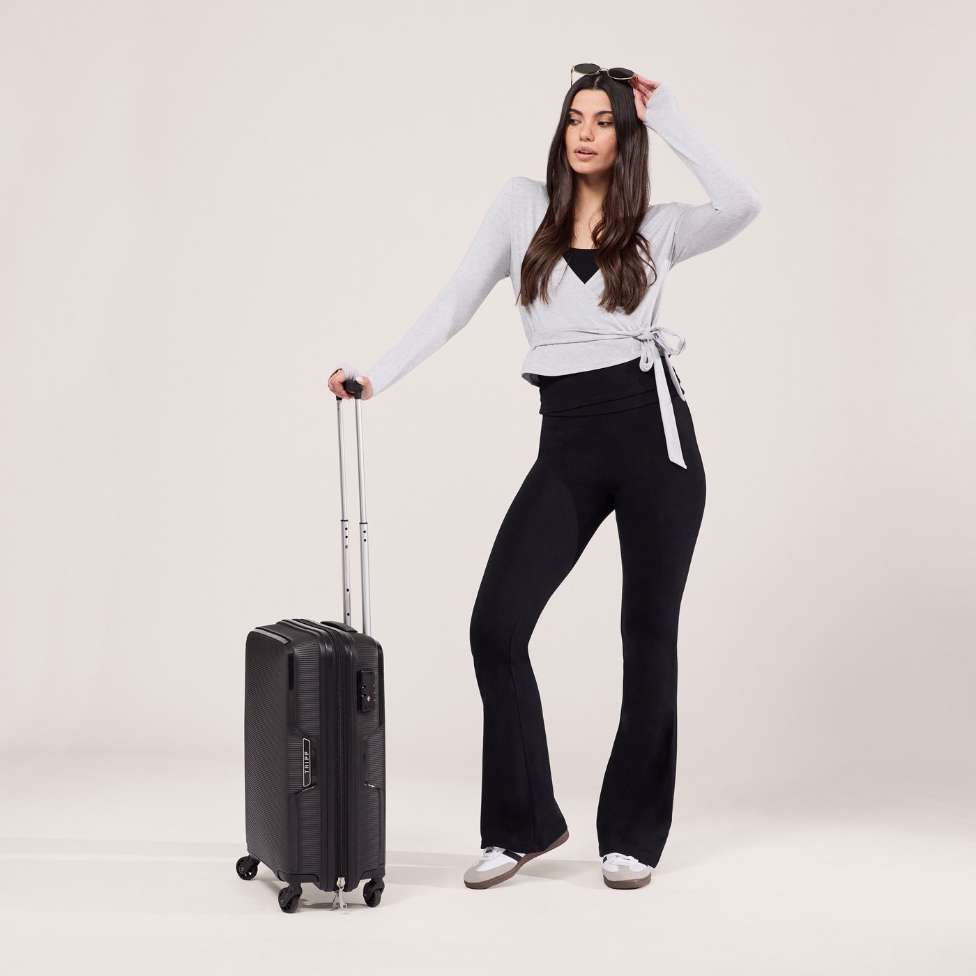 Legging léger flare - Noir