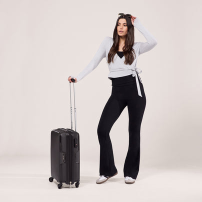 Legging léger flare - Noir