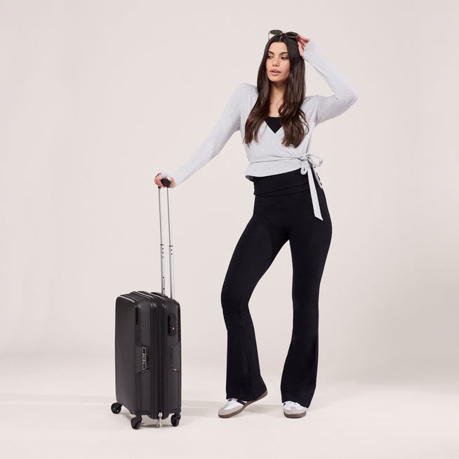 Legging léger flare - Noir