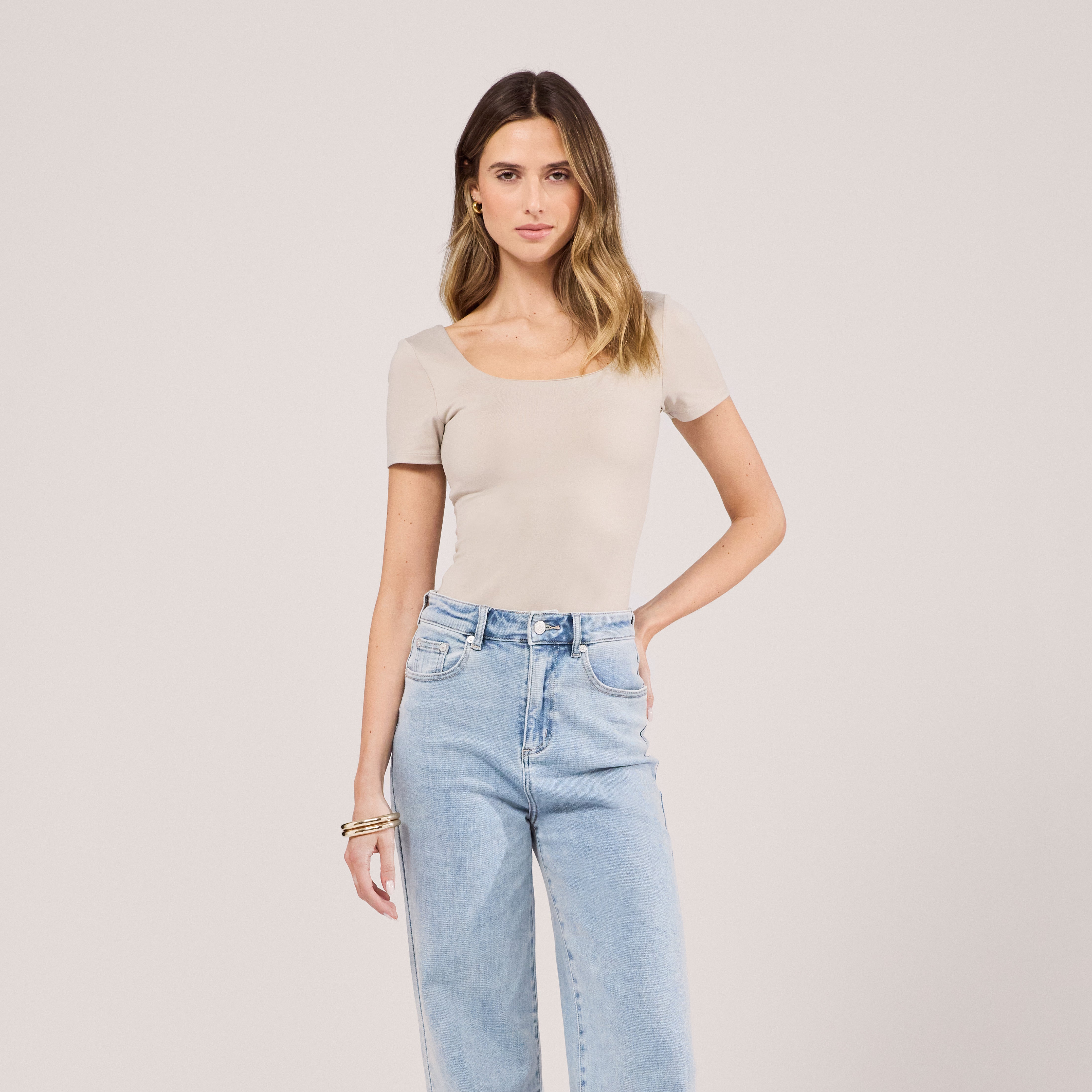 Body de tous les jours ultime - Beige Avoine