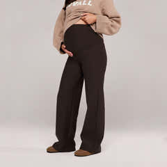Legging d'hiver évasé de maternité - Noir