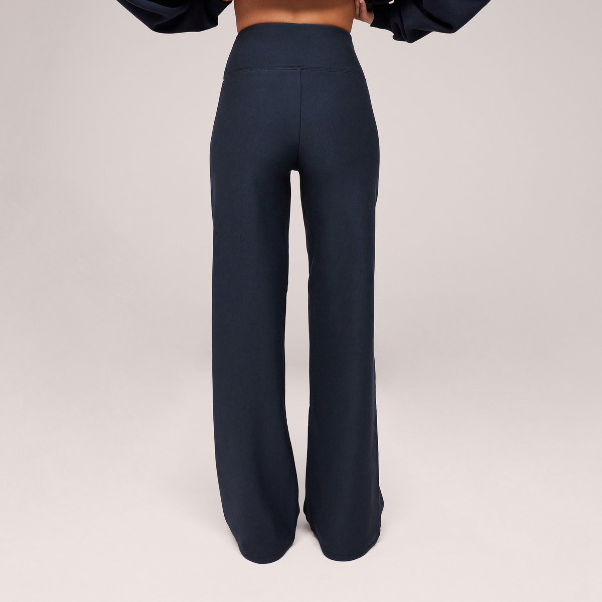 Pantalon large d'hiver – Café noir
