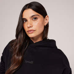 Sweat à capuche oversize épais - Marron expresso