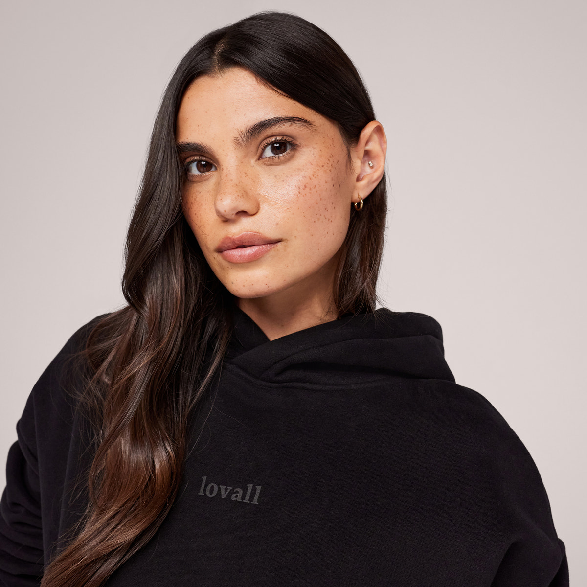 Sweat à capuche oversize épais - Marron expresso