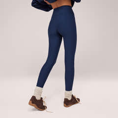 Legging d'hiver taille haute de tous les jours - Bleu marine