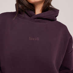 Sweat à capuche oversize épais - Marron expresso