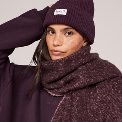 Sweat à capuche oversize épais - Marron expresso