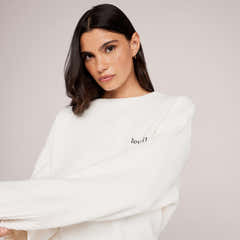 Lovall Pull Oversize Tricoté – Blanc cassé