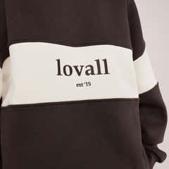 Sweat-shirt oversize lourd Campus - Mocha