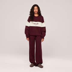 Sweat-shirt oversize lourd Campus - Mocha