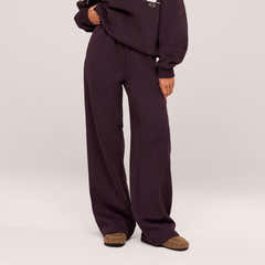 Jogging Large en Coton Bio - Bordeaux