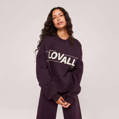Sweat-shirt oversize lourd Campus - Mocha