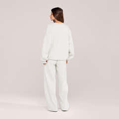 Sweat-shirt oversize lourd Campus - Mocha