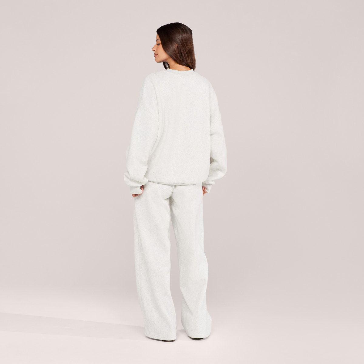 Sweat-shirt oversize lourd Campus - Mocha