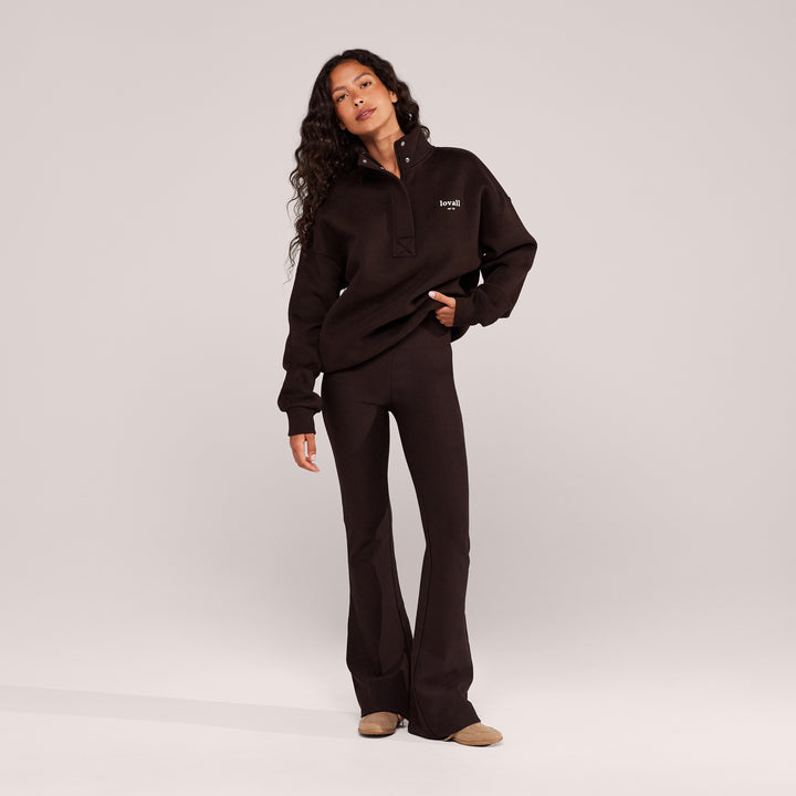 Legging évasé Winter - Brun expresso