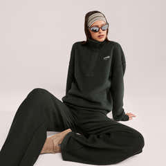 Pantalon large d'hiver - Pin