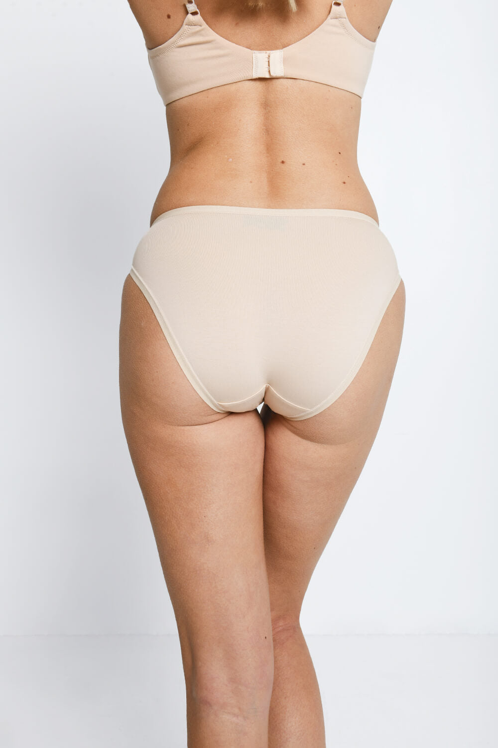 Lot de 3 culottes échancrées en coton - Noir