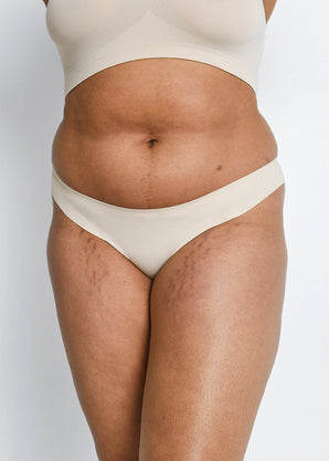 Lot de 3 strings sans couture grande taille - Noir