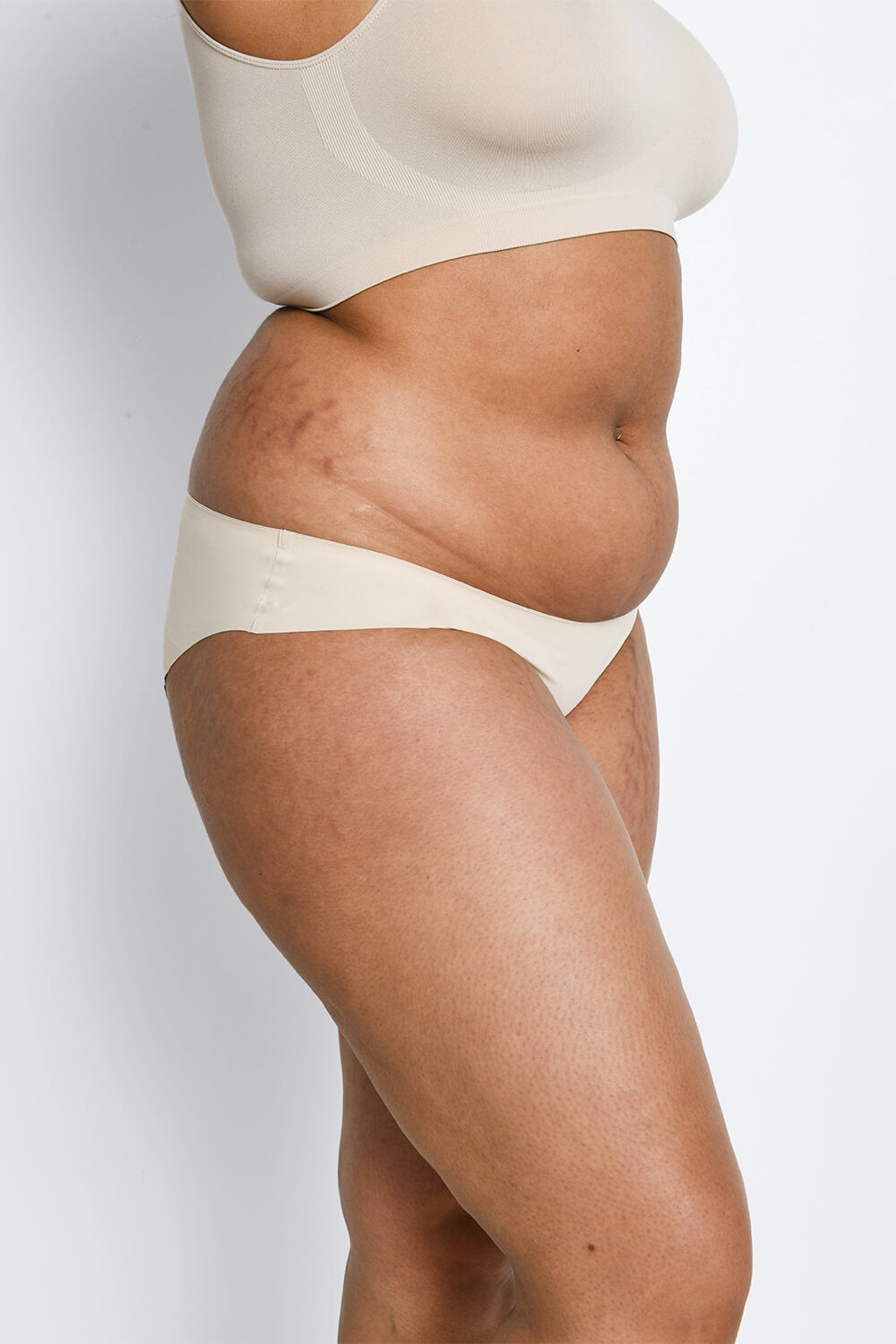 Lot de 3 culottes brésiliennes sans couture grande taille - Noir