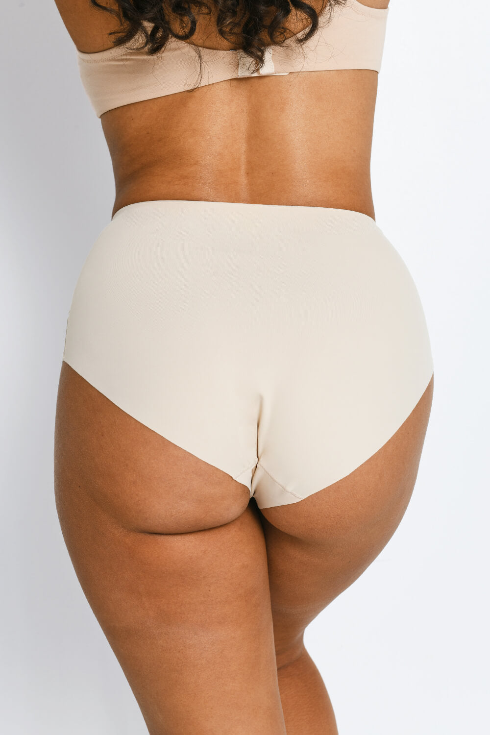 Lot de 3 culottes emboîtantes taille haute en coton - Noir