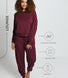 Pantalon de jogging Lounge-Luxe - Dark Cherry