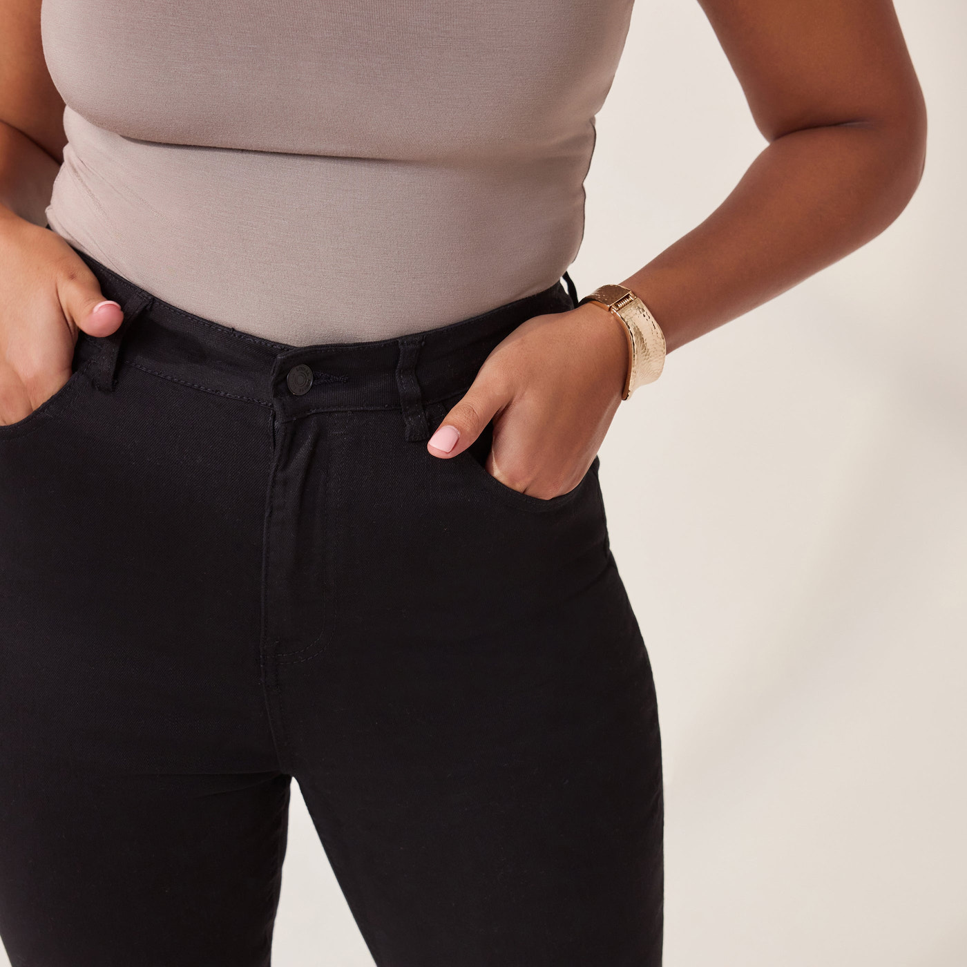 Jean sculptant Lift & Shape grande taille - Noir