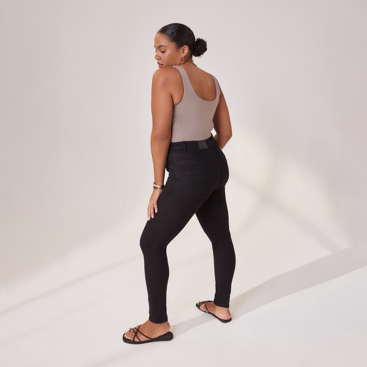 Jean sculptant Lift & Shape grande taille - Noir