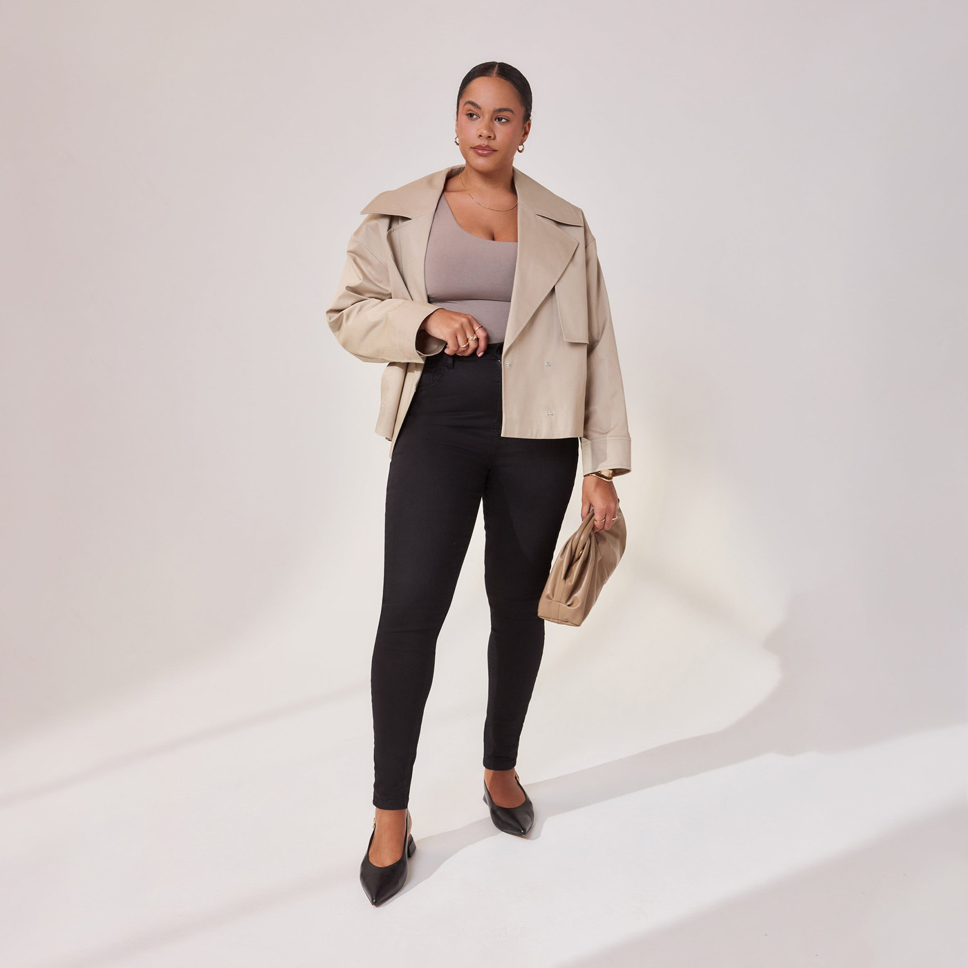 Jean sculptant Lift & Shape grande taille - Noir