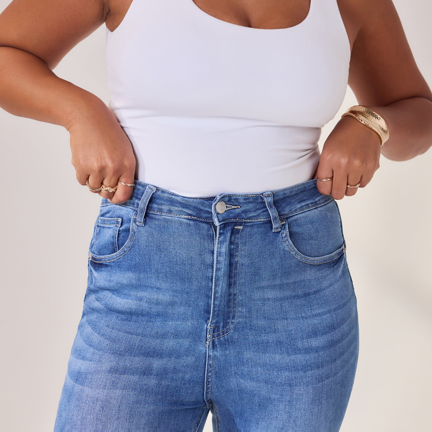 Jean sculptant Lift & Shape - Mid Bleu