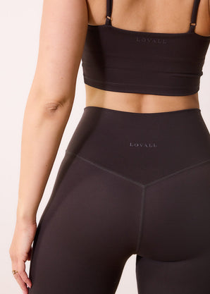Legging taille haute grande taille 24/7 Revitalise - Black Coffee