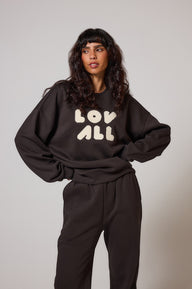 ALL SZN organique Sweat à Capuche Oversize grande taille Style 1 - Black Coffee