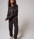 ALL SZN organique Sweat à Capuche Oversize Style 4 - Black Coffee