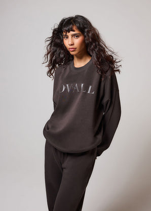 ALL SZN organique Sweat à Capuche Oversize Style 4 - Black Coffee