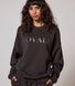 ALL SZN organique Sweat à Capuche Oversize Style 4 - Black Coffee