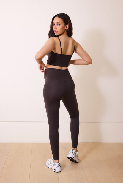 Legging de grossesse 7/8e 24/7 Revitalise - Black Coffee