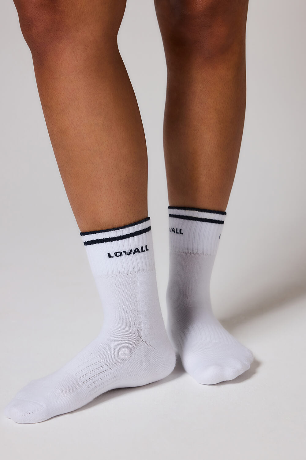 Chaussettes de sport côtelées – Bleu marine vintage