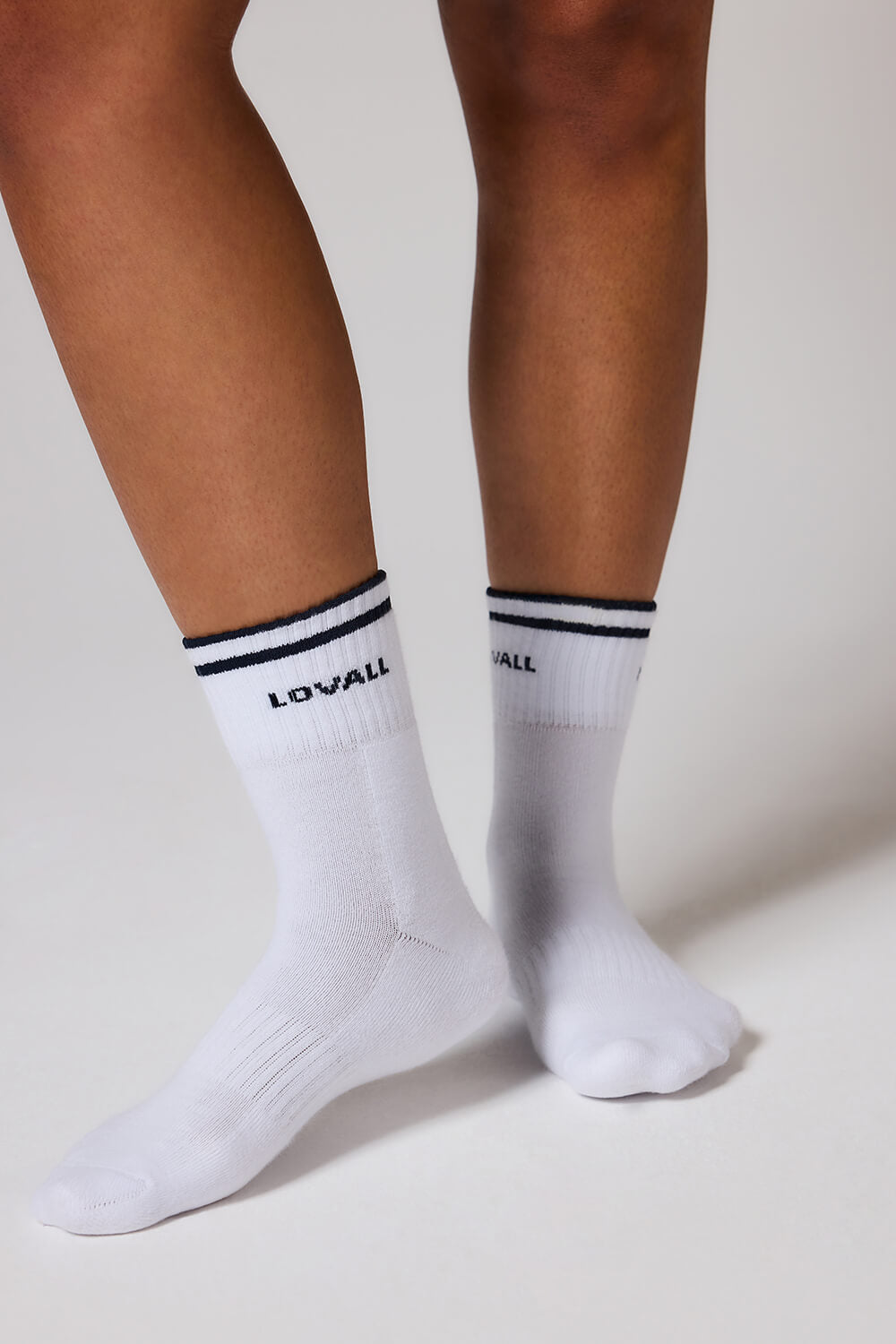 Chaussettes de sport côtelées – Bleu marine vintage