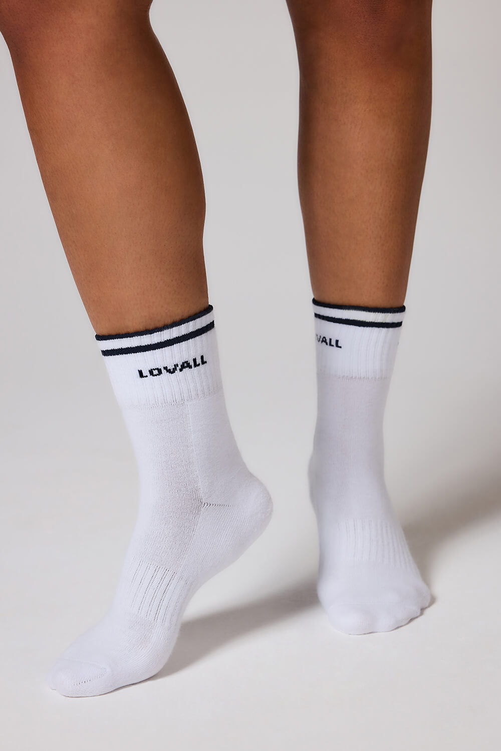 Chaussettes de sport côtelées – Bleu marine vintage
