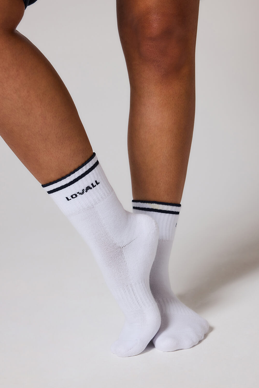 Chaussettes de sport côtelées – Bleu marine vintage