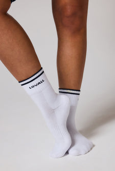 Chaussettes de sport côtelées - Vintage Navy