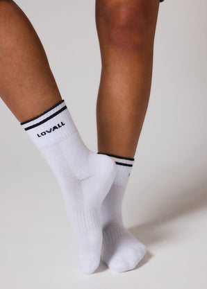 Chaussettes de sport côtelées - Vintage Navy
