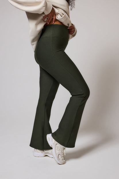 Legging Winter Flare - Deep Olive