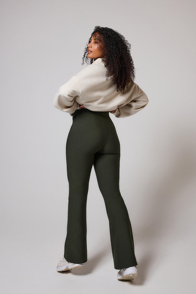 Legging Winter Flare grande taille - Deep Olive