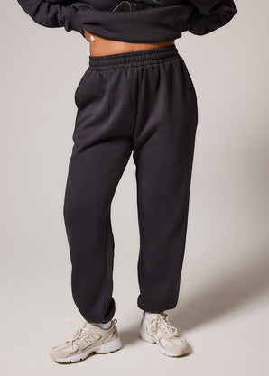 ALL SZN pantalon de jogging biologique à revers grande taille - Shadow