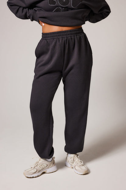 ALL SZN pantalon de jogging biologique à revers - Shadow