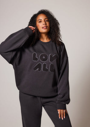 ALL SZN organique Sweat à Capuche Oversize Style 1 - Shadow