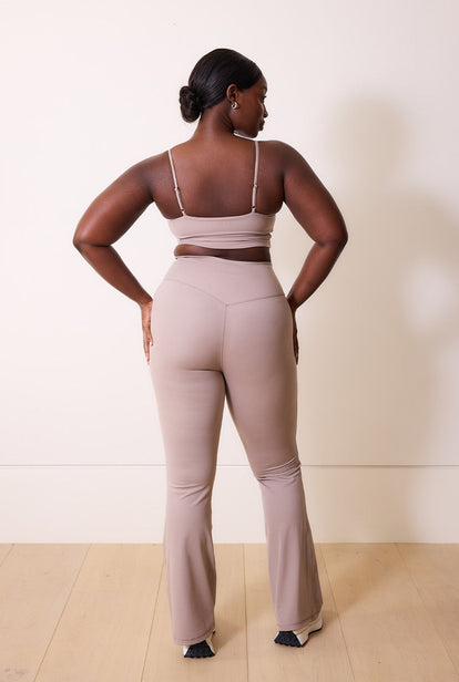 Legging flare grande taille 24/7 Revitalise - Clay